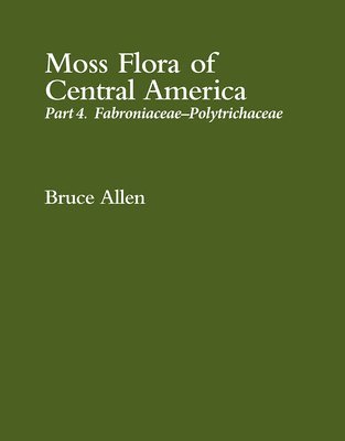 bokomslag Moss Flora Of Central America