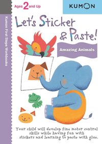 bokomslag Kumon Let's Sticker & Paste! Amazing Animals