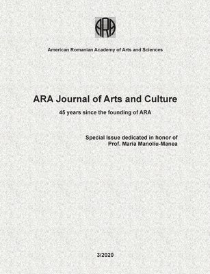 bokomslag ARA Journal of Arts and Culture, Nr. 3 (2020)