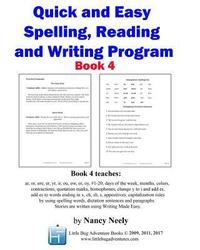 bokomslag Quick and Easy Spelling, Reading and Writing Program Book 4