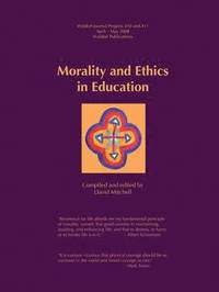 bokomslag Morality and Ethics in Education