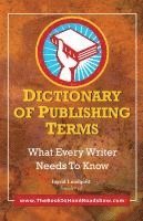 bokomslag Dictionary of Publishing Terms