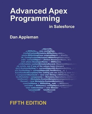 bokomslag Advanced Apex Programming in Salesforce