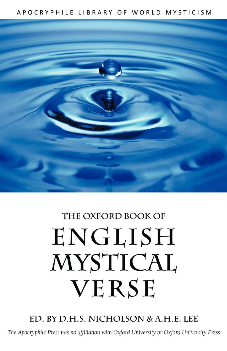 The Oxford Book of English Mystical Verse 1