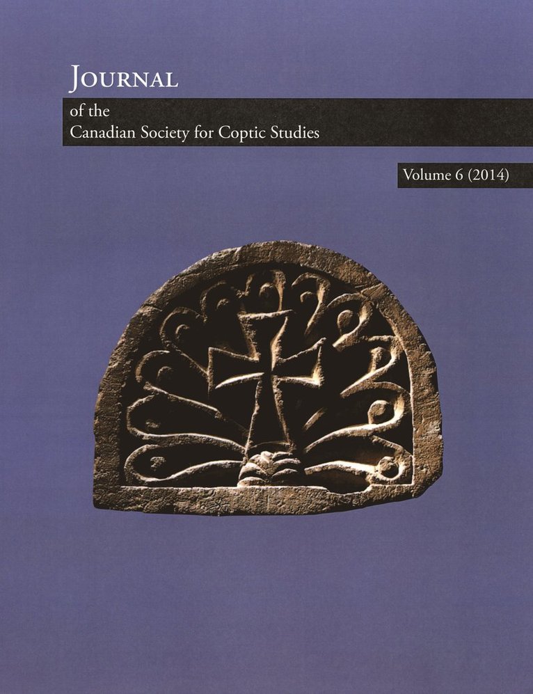 Journal of the Canadian Society for Coptic Studies, Volume 6