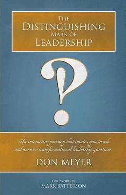 bokomslag Distinguishing Mark of Leadership