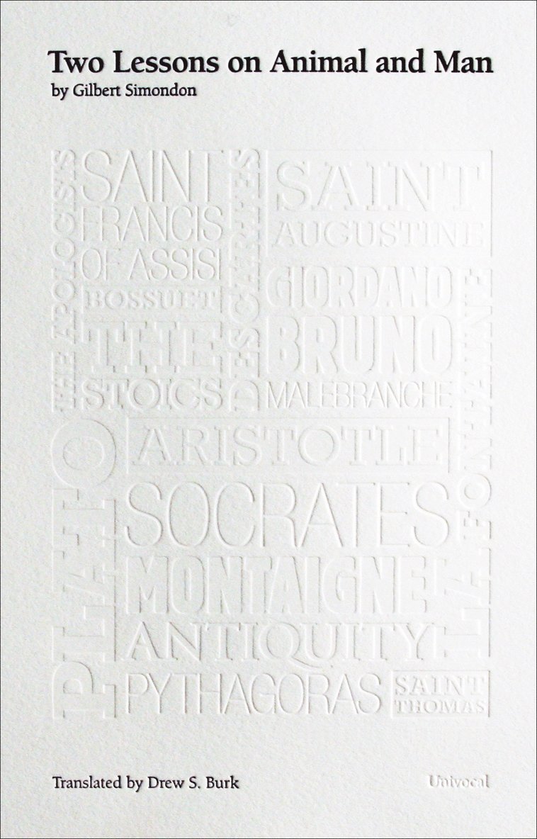 Two Lessons on Animal and Man