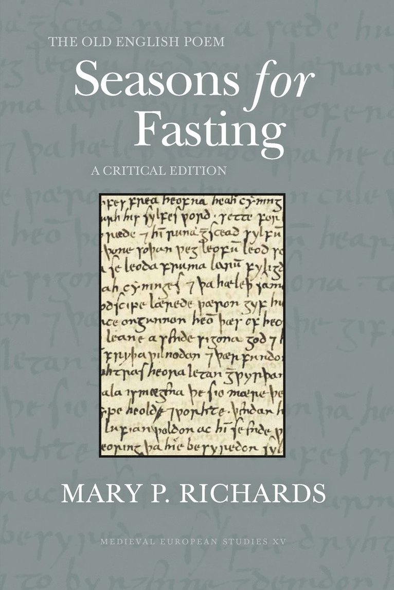 The Old English Poem Seasons for Fasting 1