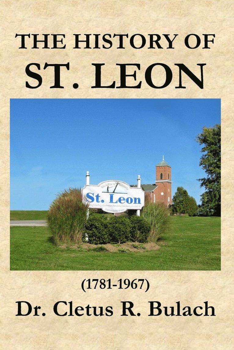 The History of St. Leon (1781-1967) 1