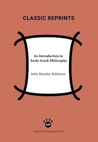bokomslag Introduction to Early Greek Philosophy