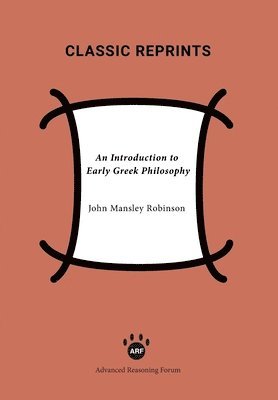 bokomslag Introduction to Early Greek Philosophy