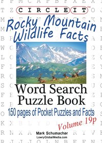 bokomslag Circle It, Rocky Mountain Wildlife Facts, Pocket Size, Word Search, Puzzle Book
