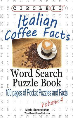 Circle It, Italian Coffee Facts, Word Search, Puzzle Book 1