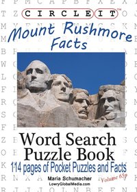 bokomslag Circle It, Mount Rushmore Facts, Pocket Size, Word Search, Puzzle Book