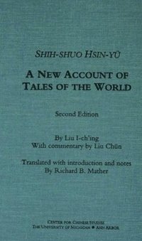 bokomslag Shih-shuo Hsin-yü