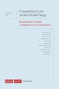bokomslag Competition Law on the Global Stage: David Gerber's Global Competition Law in Perspective