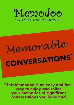 bokomslag Memodoo Memorable Conversations