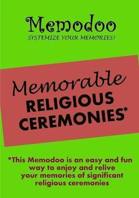 bokomslag Memodoo Memorable Religious Ceremonies