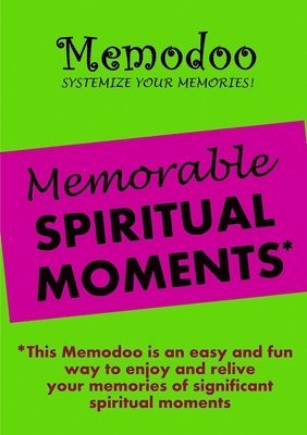 bokomslag Memodoo Memorable Spiritual Moments