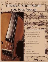bokomslag Classical Sheet Music for Solo Violin