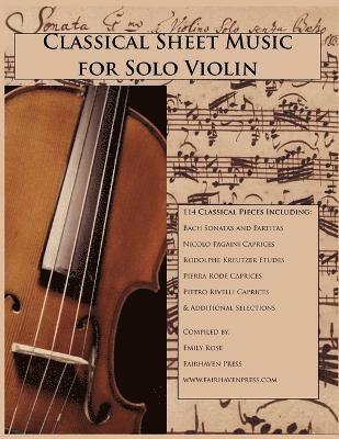 Classical Sheet Music for Solo Violin 1