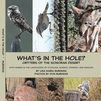 bokomslag What's in the hole? Critters of the Sonoran Desert: with names in the languages of O'odham, Science, Spanish, and English