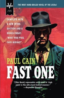 Gutter Books, Paul Cain - Fast One, Häftad