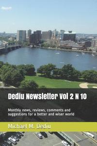 bokomslag Dediu Newsletter Vol 2 N 10: Monthly news, reviews, comments and suggestions for a better and wiser world