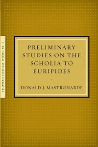 bokomslag Preliminary Studies on the Scholia to Euripides