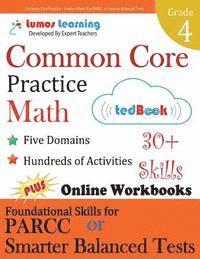 bokomslag Common Core Practice - Grade 4 Math: Workbooks to Prepare for the Parcc or Smarter Balanced Test