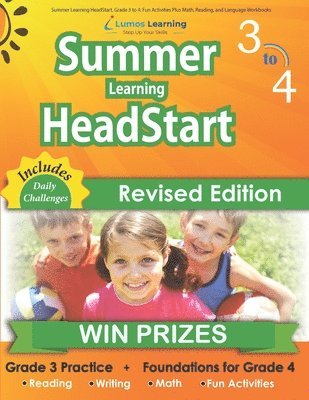 Summer Learning HeadStart, Grade 3 to 4 1