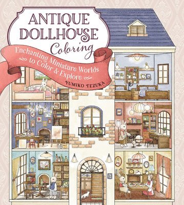 bokomslag Antique Dollhouse Coloring