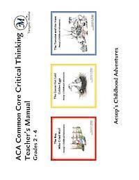 bokomslag ACA Common Core Critical Thinking Teacher's Manual: Grades 2 - 4