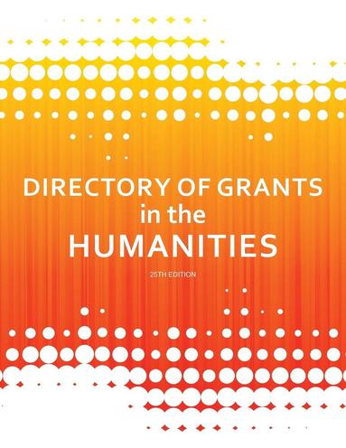 bokomslag Directory of Grants in the Humanities