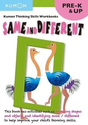 Kumon Publishing - Kumon Pre K Same & Different, Häftad