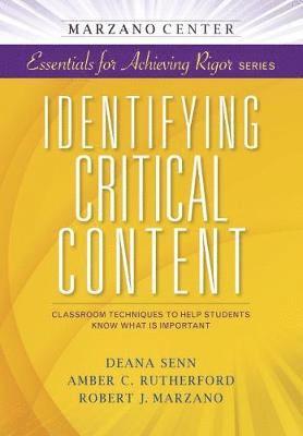 Identifying Critical Content 1