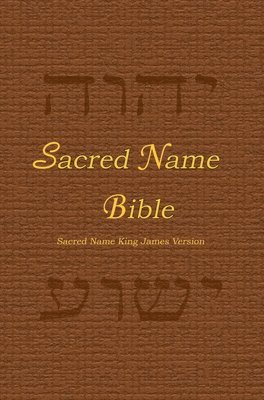 bokomslag Sacred Name Bible