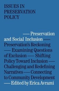 bokomslag Preservation and Social Inclusion