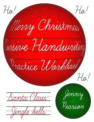 Merry Christmas Cursive Handwriting Practice Workbook 1