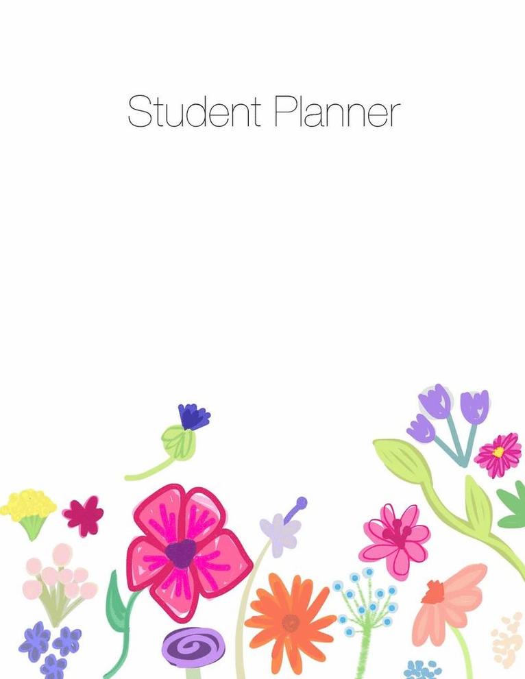 Student Planner, Organizer, Agenda, Notes, 8.5 x 11, Undated, Week at a Glance, Month at a Glance, 146 pages 1