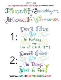 bokomslag 2017-2018 Jehovah's Witnesses Circuit Assembly Program Notebook for KIDS for BOTH Circuit Assemblies