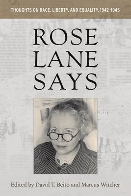 bokomslag Rose Lane Says
