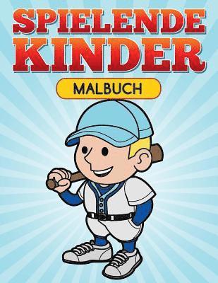 Spielende Kinder Malbuch 1