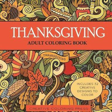 bokomslag Thanksgiving Adult Coloring Book