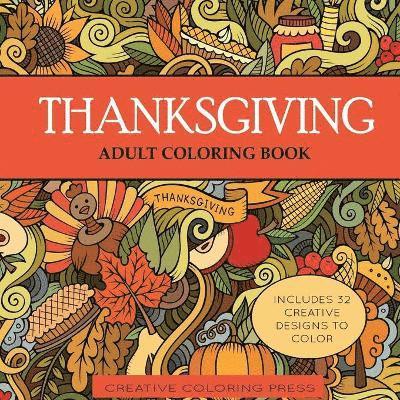 Thanksgiving Adult Coloring Book 1