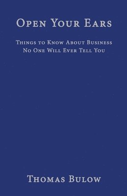 Thomas Bulow, Robert Nahas - Open Your Ears, Häftad