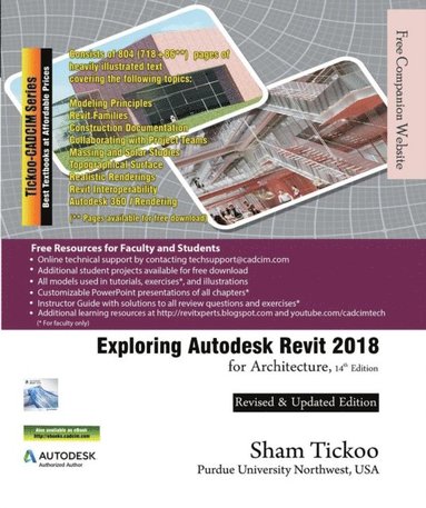 bokomslag Exploring Autodesk Revit 2018 for Architecture