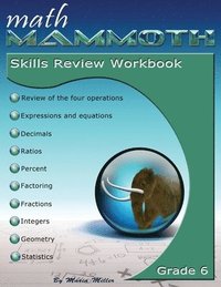 bokomslag Math Mammoth Grade 6 Skills Review Workbook