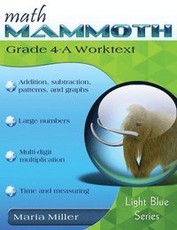 bokomslag Math Mammoth Grade 4-A Worktext