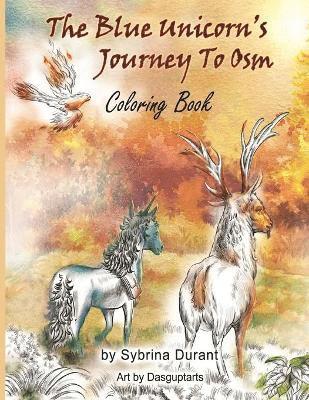 The Blue Unicorn's Journey To Osm Coloring Book 1